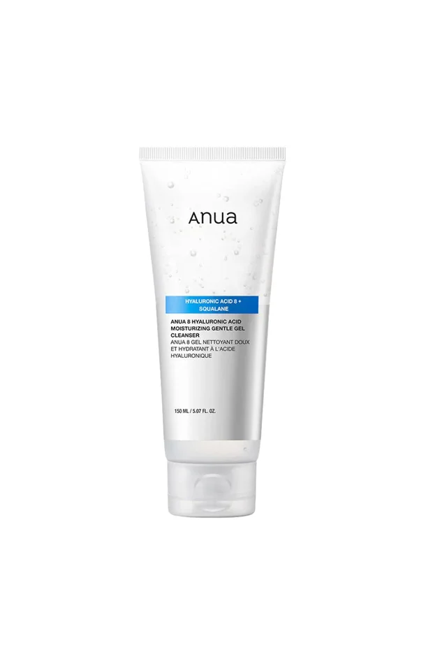 Anua – Gel nettoyant doux & hydratant – Acide hyaluronique – Visage – 150 ml
