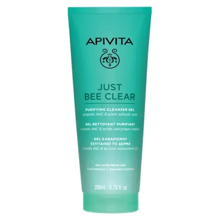 Apivita Just Bee Clear Gel Nettoyant Purifiant 200ml