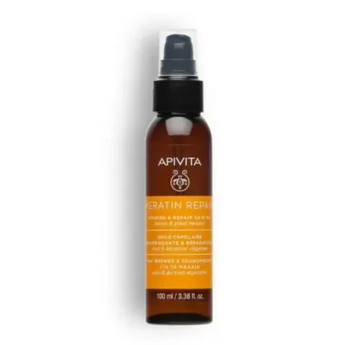 APIVITA KERATIN REPAIR Huile Capillaire Nourrissante et Réparatrice – 100ml
