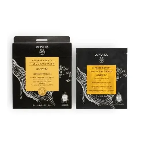 APIVITA MASQUE VISAGE TISSU MASTIC Raffermissant / Lissant – 1 Masque Tissu