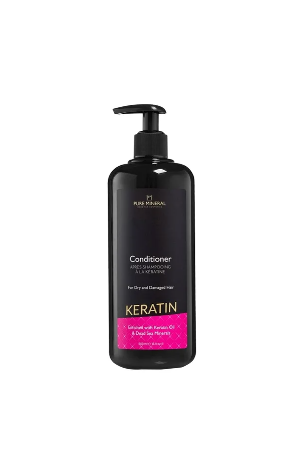 Après-shampoing à la kératine – Cheveux secs ou abîmés – 500 ml