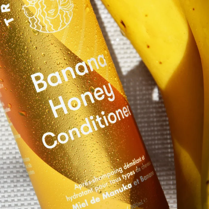 Après-shampoing hydratant & démêlant – Miel & banane – Cheveux bouclés – 300 ml