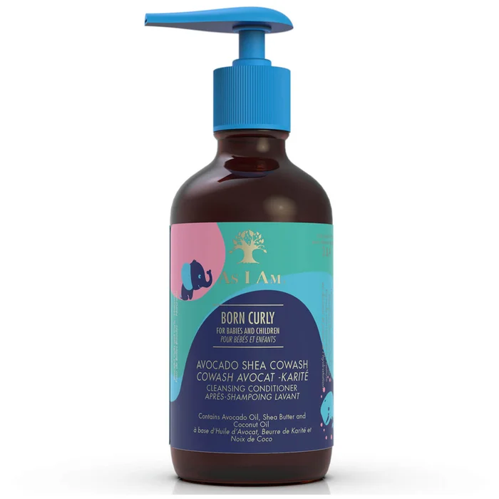 Après-shampoing lavant à l'avocat et au beurre de karité Born Curly As I Am 240 ml