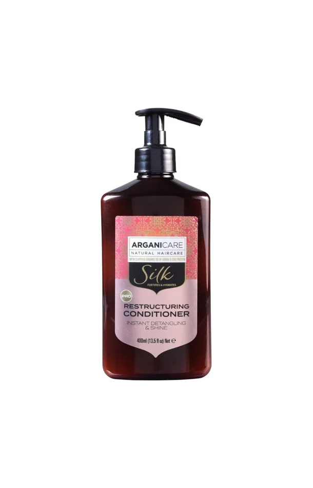 Après-shampoing restructurant – Protéine de soie – Cheveux secs & ternes – 400 ml