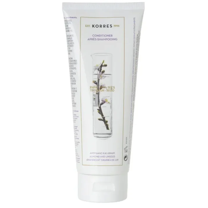 Apres-shampooing Nutritif Pour Cheveux Secs Et Abimes Amandes Et Graines De Lin 200ml Korres