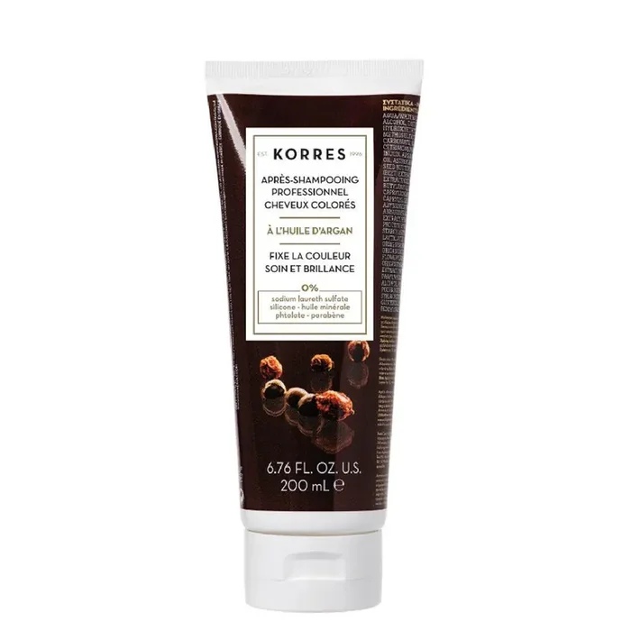 Après-shampooing Professionnel Post-Coloration huile d‘Argan 250ml Argan Cheveux colorés Korres