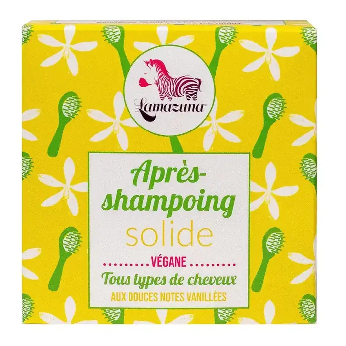 Après-shampooing solide végane tout cheveux 74ml