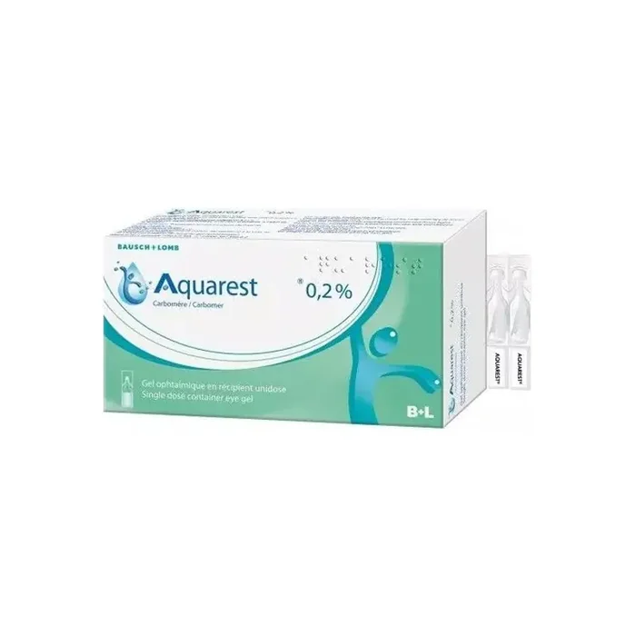 Aquarest 0,2%, gel ophtalmique 60 unidoses