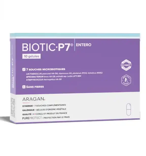 Aragan Biotic P7 Entéro10 gélules