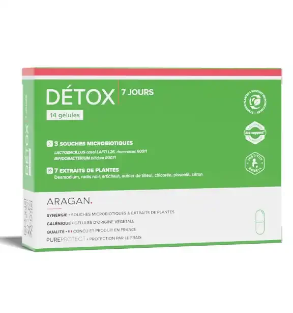 Aragan Detox 7 Jours 14 gélules