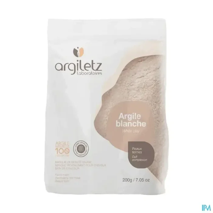 Argiletz argile blanche poudre ultraventilee 200g