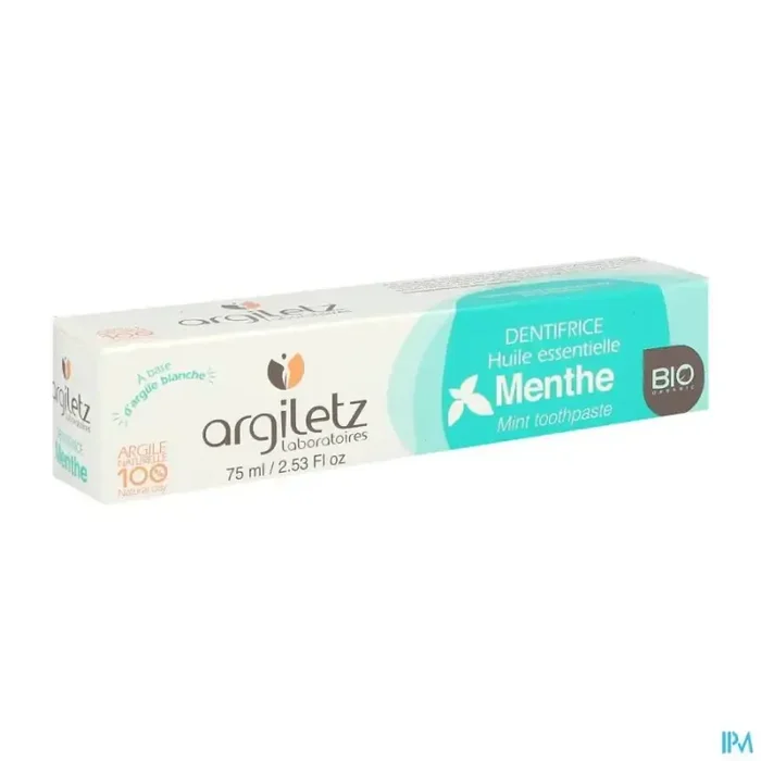 Argiletz dentifrice argile menthe bio 75ml