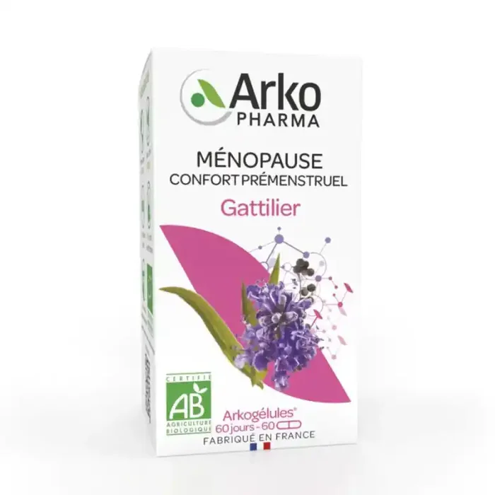 ARKOGELULES GATTILIER BIO 60 CAPSULES ARKOPHARMA