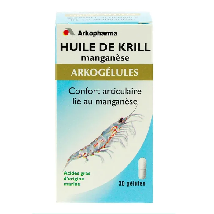 Arkogélules huile krill 30 gélules