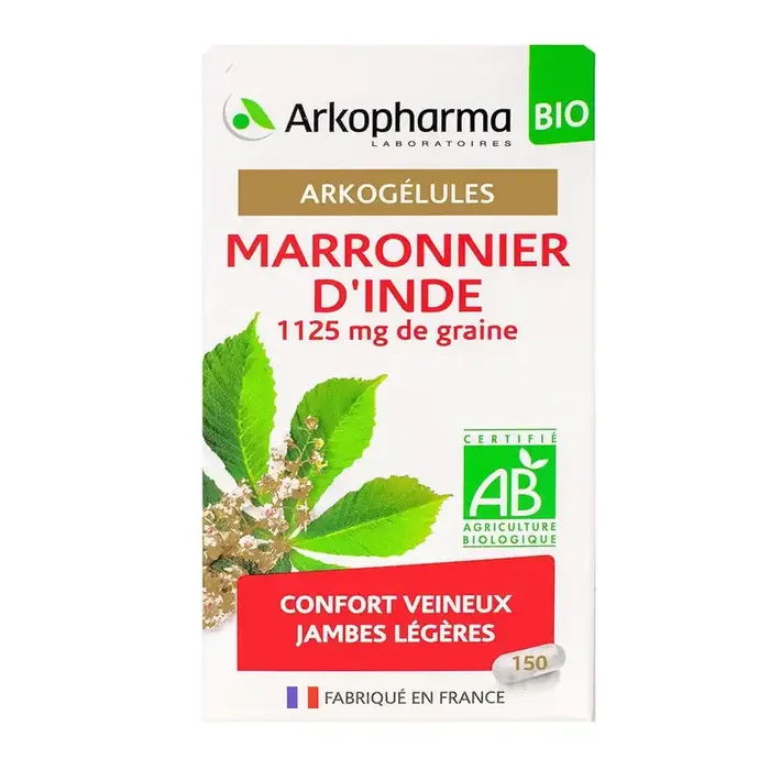 Arkogélules marronnier d‘Inde bio confort veineux 150 gélules