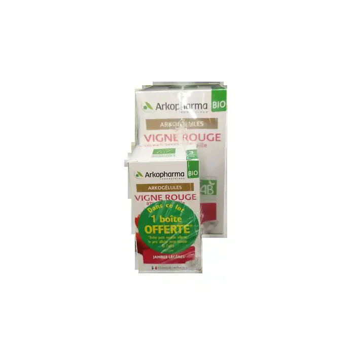ARKOGÉLULES® BIO VIGNE ROUGE LOT 150 + 45 GELULES ARKOPHARMA