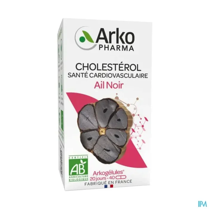 Arkopharma arkogelules ail noir bio gelule 40