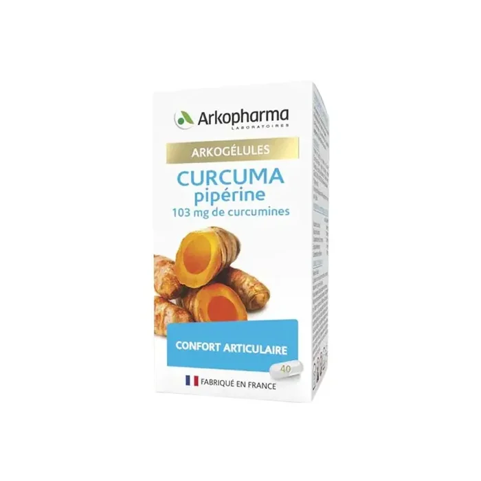 Arkopharma arkogelules bio curcuma piperine 40 gelules