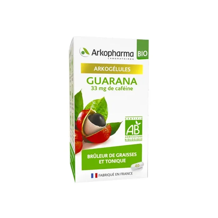 Arkopharma arkogelules bio guarana 40 gelules