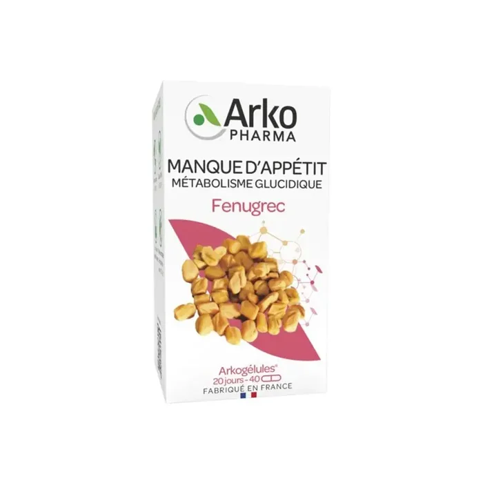 Arkopharma Arkogelules Fenugrec bio 40 gelules
