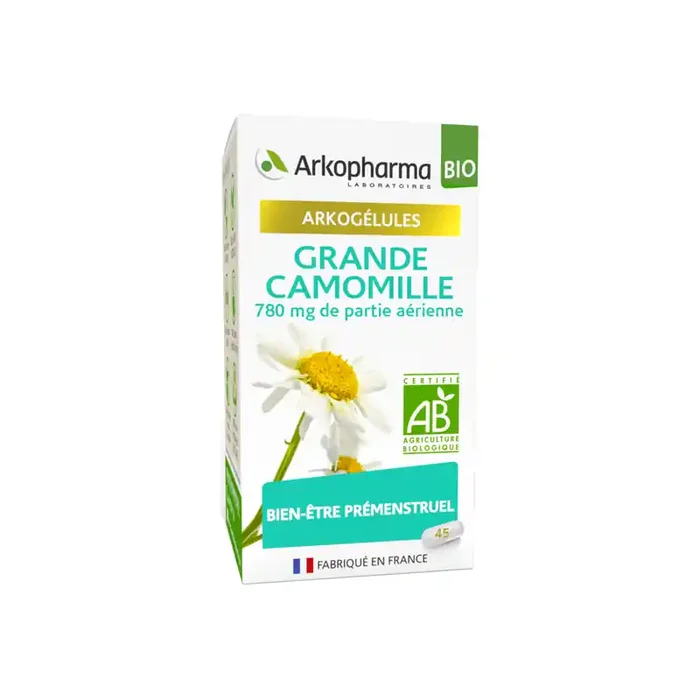 Arkopharma arkogelules grande camomille bio 45 gelules