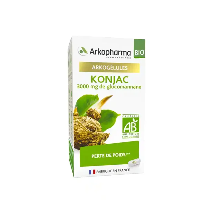 Arkopharma Arkogelules Konjac bio 45 gelules