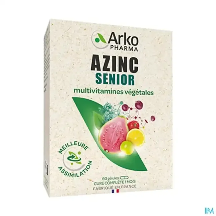Arkopharma azinc naturel sénior gélule 60