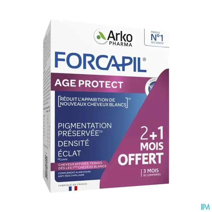 Arkopharma forcapil age protect comprimé 90