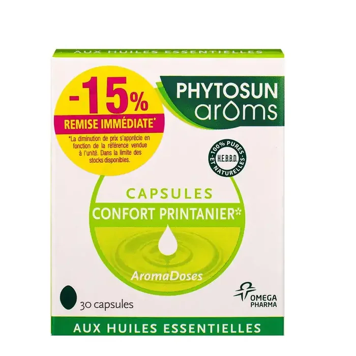 Aromadoses confort printanier 30 capsules