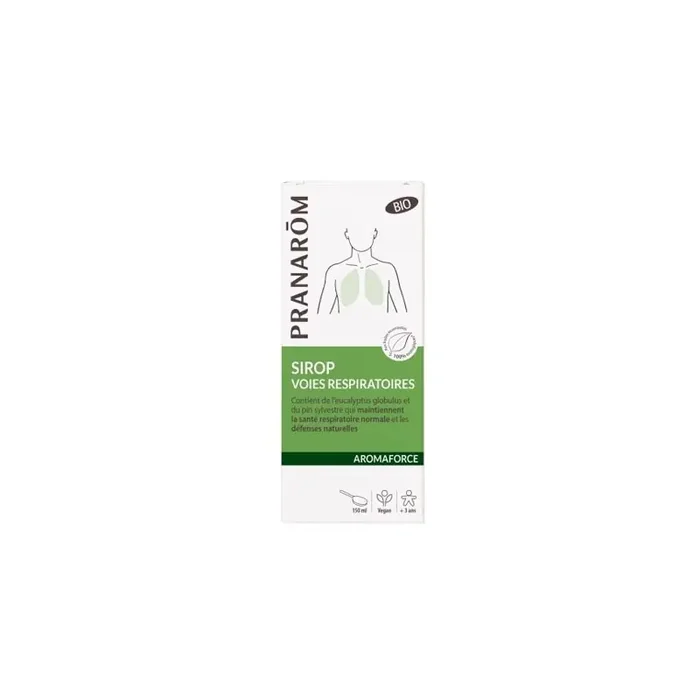 AROMAFORCE SIROP VOIES RESPIRATOIRES BIO 150ML PRANAROM