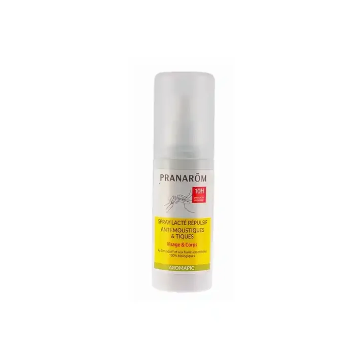 AROMAPIC SPRAY LACTÉ ANTI MOUSTIQUES et TIQUES 100ML PRANAROM