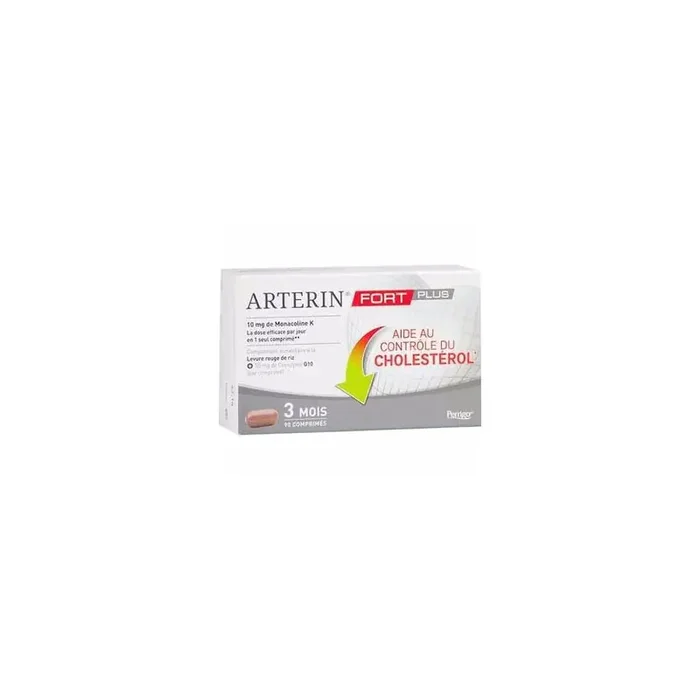 ARTERIN FORT PLUS LEVURE ROUGE DE RIZ + MONACOLINE K 90 COMPRIMES PERRIGO