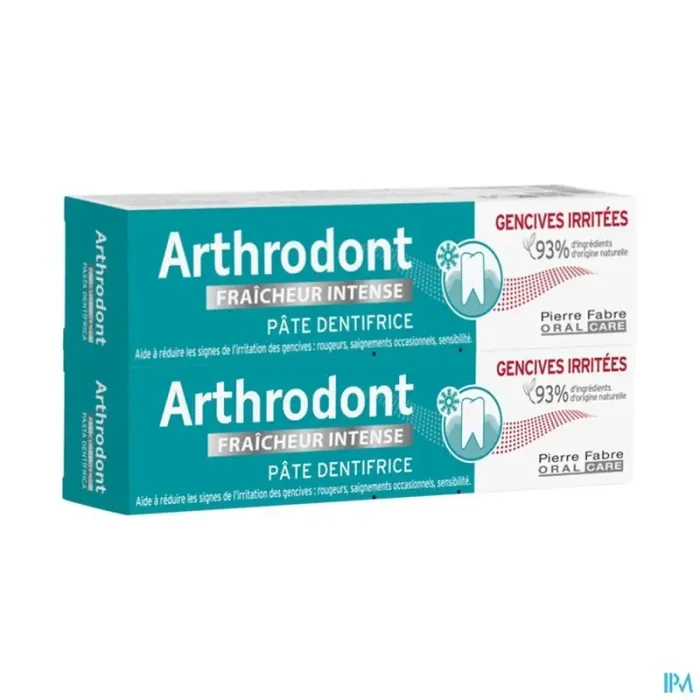 Arthrodont fraîcheur intense 75ml x2