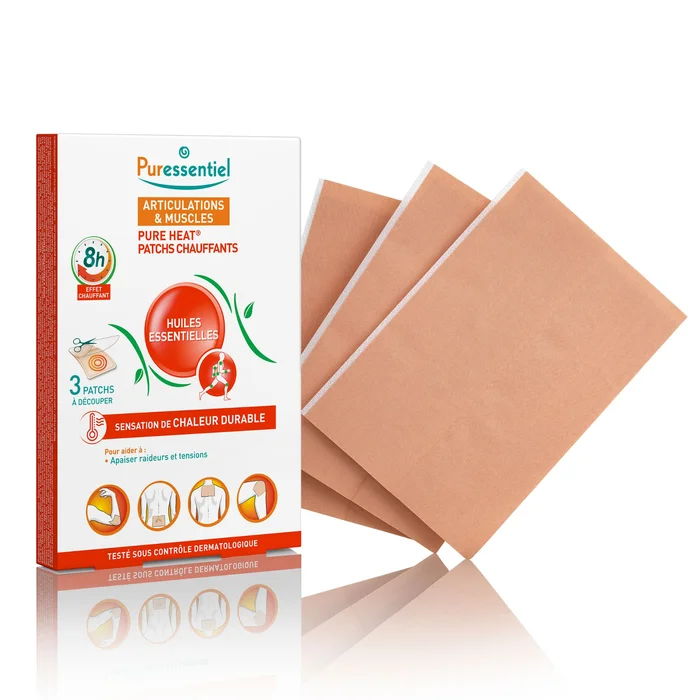 Articulations & Muscles – 3 Patchs Chauffants Pure Heat&reg;
