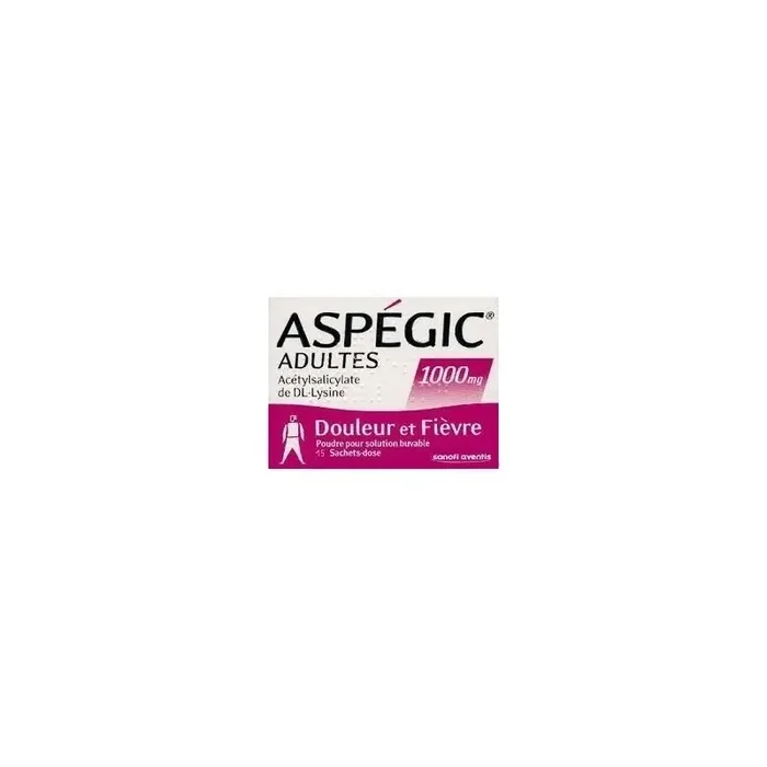 Aspegic adultes 1000 mg 15 sachets