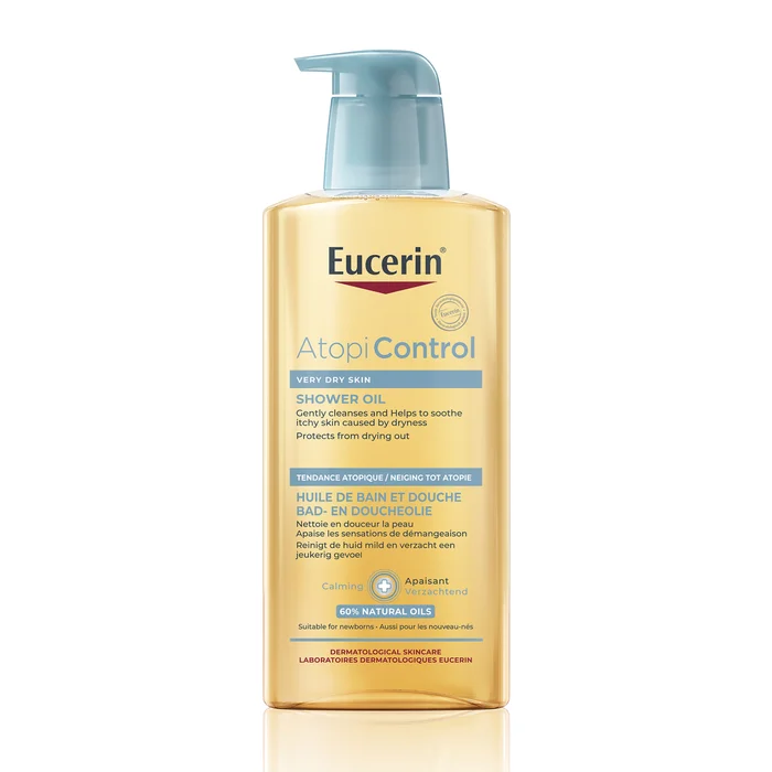 AtopiControl – Huile Bain et Douche Apaisante – Peaux Sensibles à Atopiques