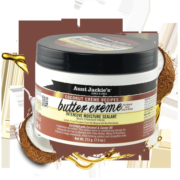 AUNT JACKIE’S COCONUT BUTTER ≡ Masque hydratant “Butter Crème”