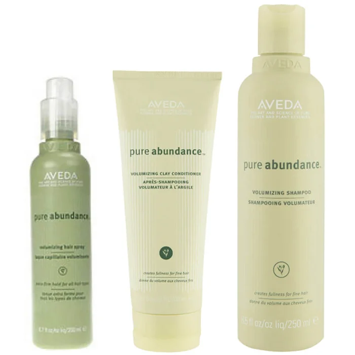 Aveda Pure Abundance Volumising Trio – Shampoing, Après-shampoing & Laque