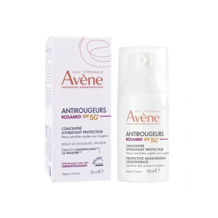 Avène antirougeurs rosamed SPF50+ concentré hydratant protecteur 30ml