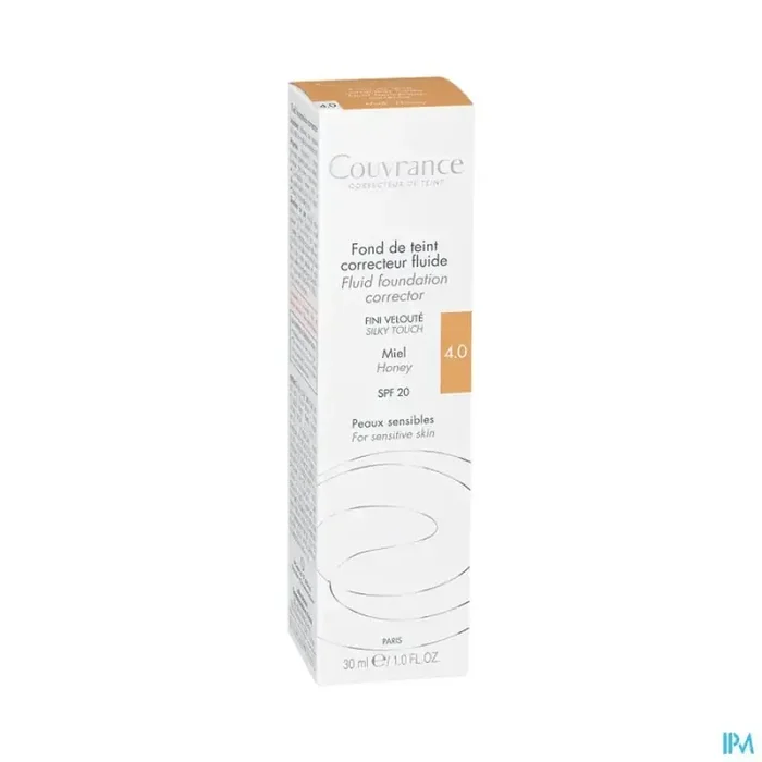 Avène couvrance fond de teint correcteur fluide 4 miel 30ml