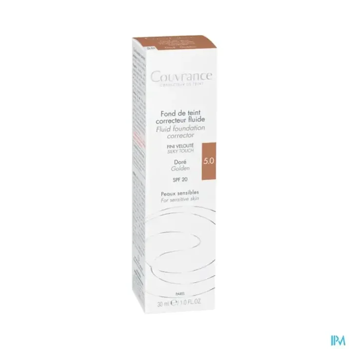 Avène couvrance fond de teint correcteur fluide 5 doré 30ml