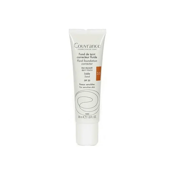 Avene Couvrance fond de teint correcteur fluide SPF20 N°3 sable 30ml
