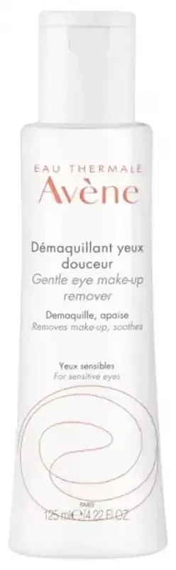 Avène Eau Thermale – Les Essentiels – Démaquillant Yeux Douceur – Yeux Sensibles et Porteurs de Lentilles 125 ml