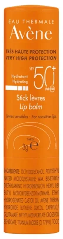 Avène Eau Thermale – Solaire – Stick Lèvres SPF 50+ 3 g