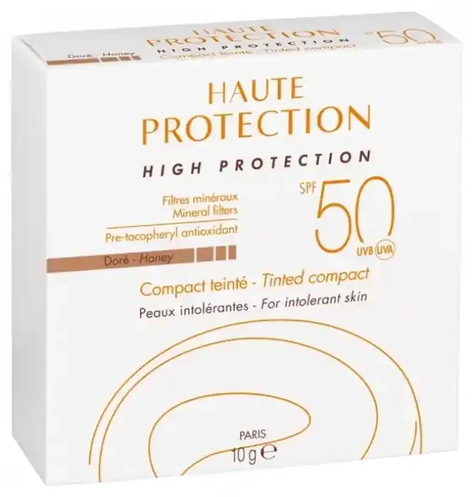 Avène Haute Protection Compact Teinté Peaux Intolérantes SPF50 10 g – Teinte Doré
