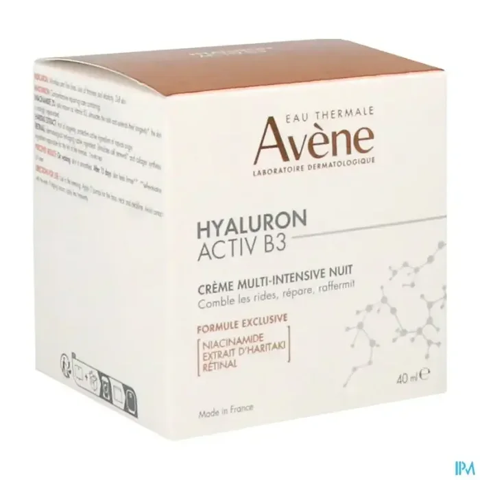 Avène hyaluron activ b3 nuit crème multi intensive 40ml