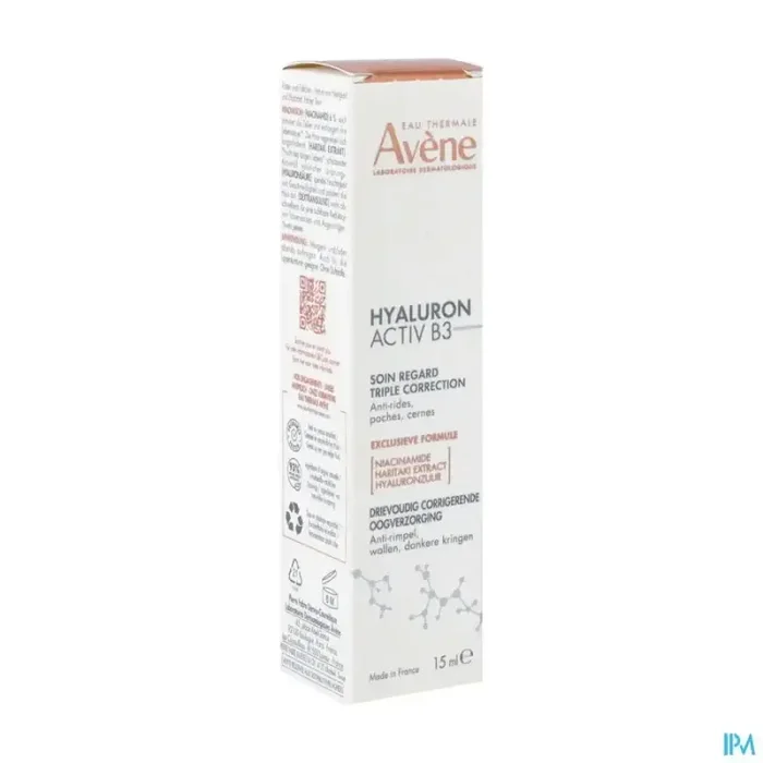 Avène hyaluron activ b3 yeux soin regard triple action 15ml