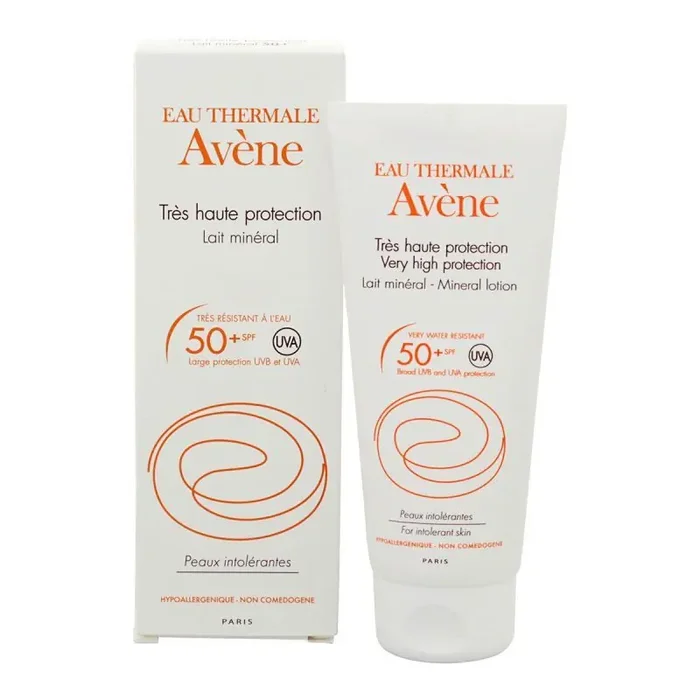 Avene Lait solaire minéral spf50+, tube 100 mL