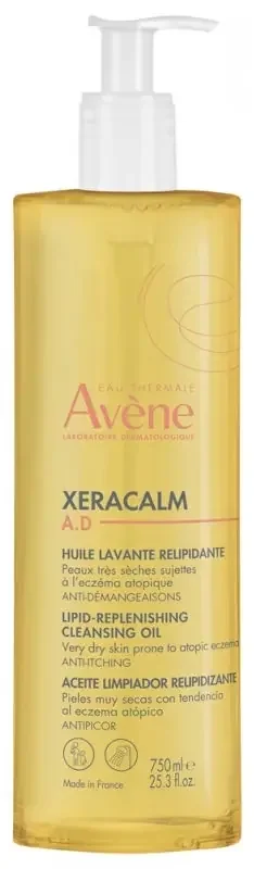 Avène XeraCalm AD Huile Lavante Relipidante Anti-Démangeaisons 750 ml