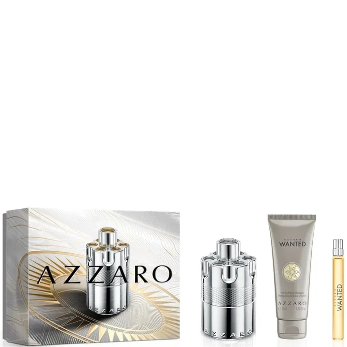 Azzaro Wanted Coffret Eau de Parfum, Shampoing et Format Voyage